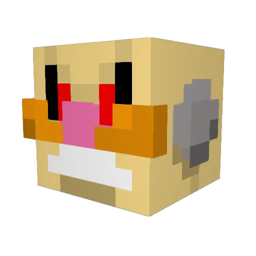 Jordan_Freeman Minecraft avatar head, 3D render