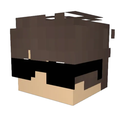 Jordan_SVJ Minecraft avatar head, 3D render