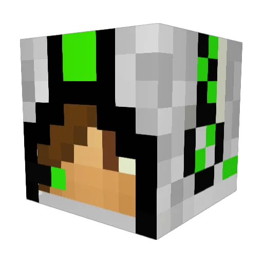 Jordan_Trippy Minecraft avatar head, 3D render