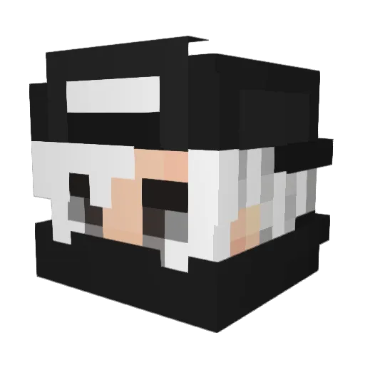 Jordanp2005 Minecraft avatar head, 3D render