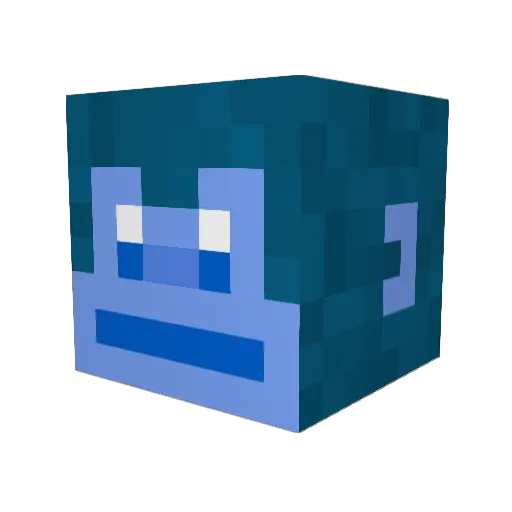 Jordanthegorilla Minecraft avatar head, 3D render