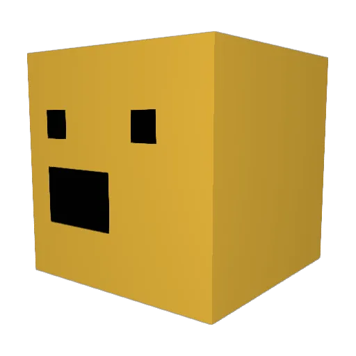 Jordany1X Minecraft avatar head, 3D render