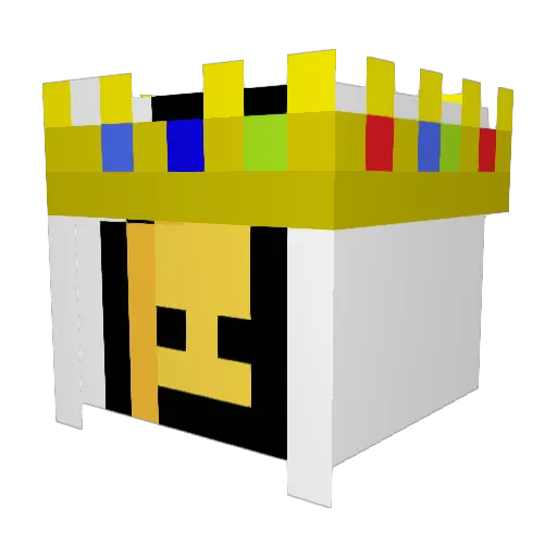 Jorddan Minecraft avatar head, 3D render