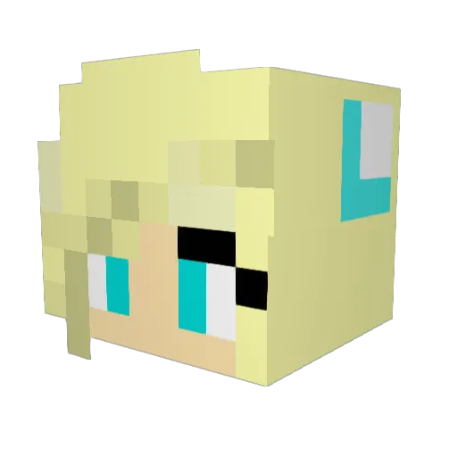 JordiM415 Minecraft avatar head, 3D render