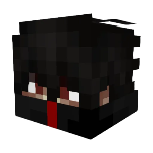 JordiSeven Minecraft avatar head, 3D render