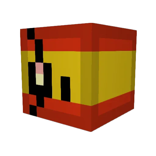 Jordiaqui Minecraft avatar head, 3D render