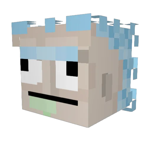 JordinilloHBK Minecraft avatar head, 3D render