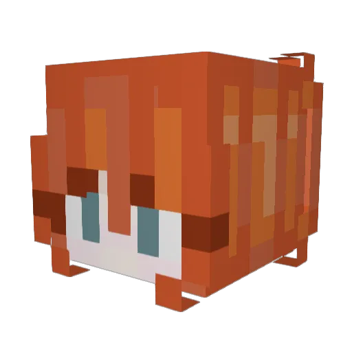 Jordyn2406 Minecraft avatar head, 3D render