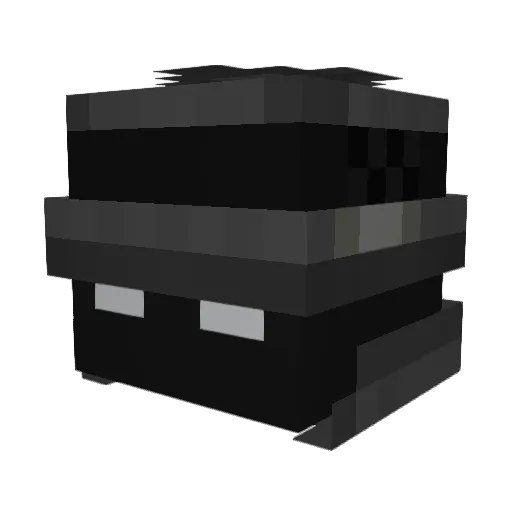 JordynRoxy Minecraft avatar head, 3D render