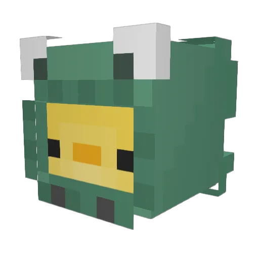 Joreejojo Minecraft avatar head, 3D render