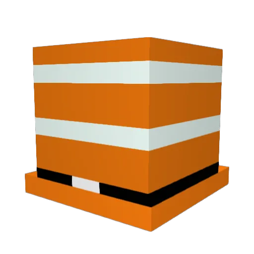 JorekW06 Minecraft avatar head, 3D render