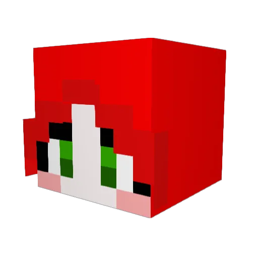 Joreng006 Minecraft avatar head, 3D render