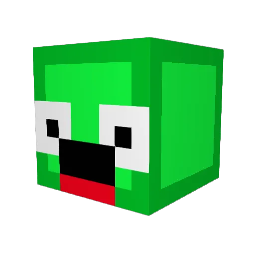 Jorey123 Minecraft avatar head, 3D render