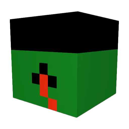 Jorge1234 Minecraft avatar head, 3D render
