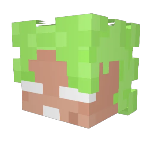 JorgeAlex235 Minecraft avatar head, 3D render
