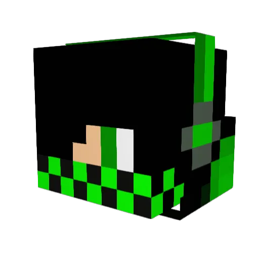 JorgeBaby1 Minecraft avatar head, 3D render