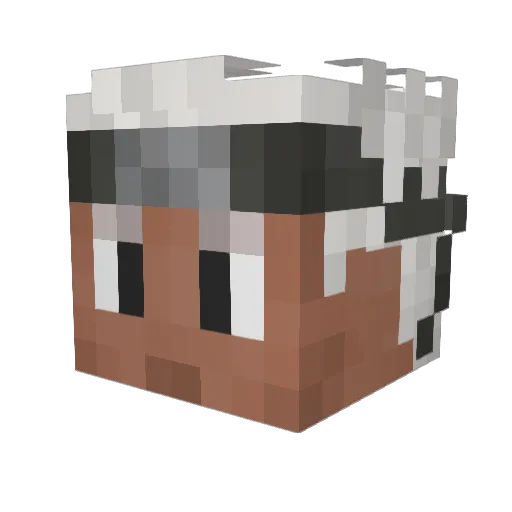 JorgeDino Minecraft avatar head, 3D render