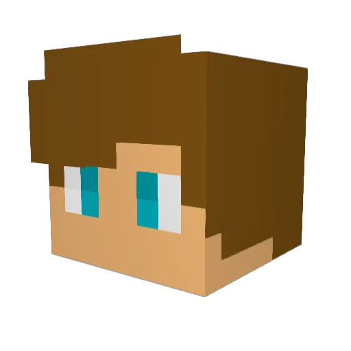 JorgeJimjo Minecraft avatar head, 3D render