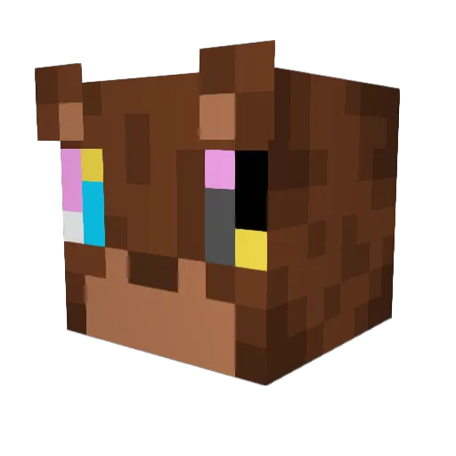 JorgePlays6767 Minecraft avatar head, 3D render