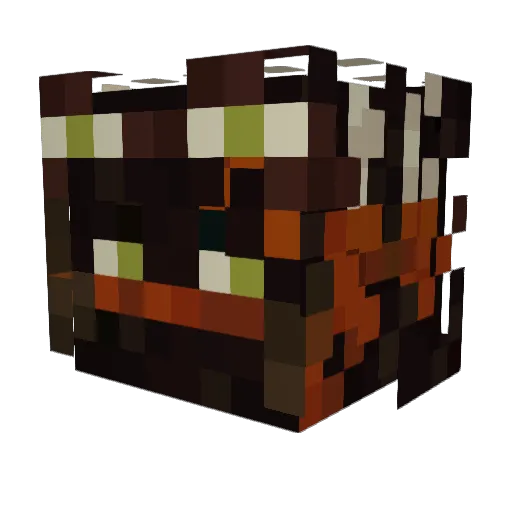 Jorgelily Minecraft avatar head, 3D render