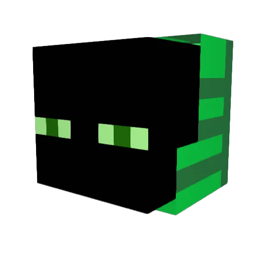Jorgell Minecraft avatar head, 3D render