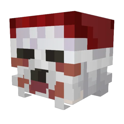 Jorgeox Minecraft avatar head, 3D render