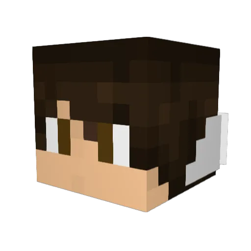 Jorgesan1 Minecraft avatar head, 3D render