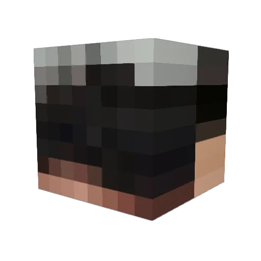 Jorgevvdz Minecraft avatar head, 3D render
