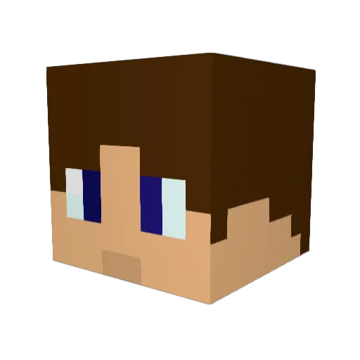 Jori51400 Minecraft avatar head, 3D render