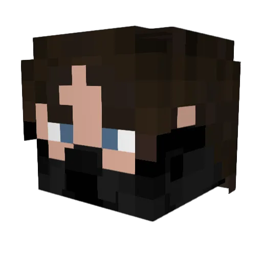 Joring Minecraft avatar head, 3D render