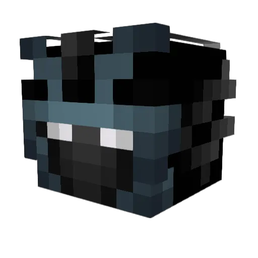 Jorish1Mio Minecraft avatar head, 3D render