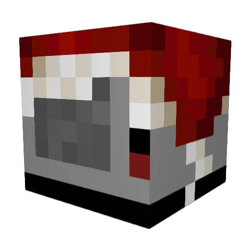 Joritsch Minecraft avatar head, 3D render