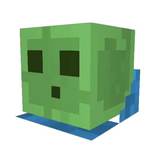 Joriv Minecraft avatar head, 3D render