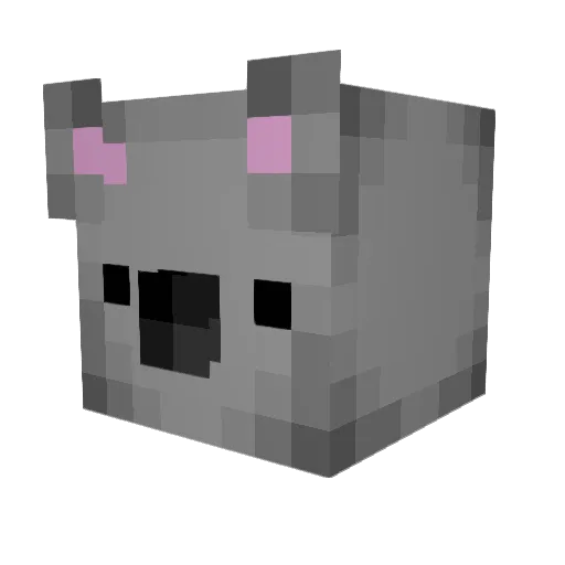 JormBreh Minecraft avatar head, 3D render