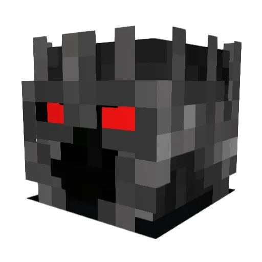 Jormagand Minecraft avatar head, 3D render