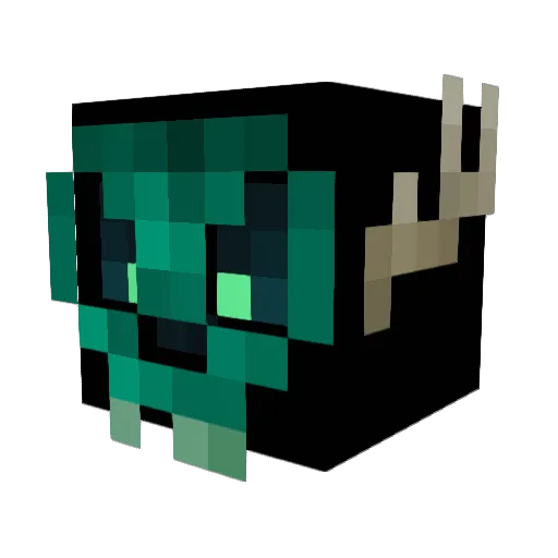 Jormish Minecraft avatar head, 3D render