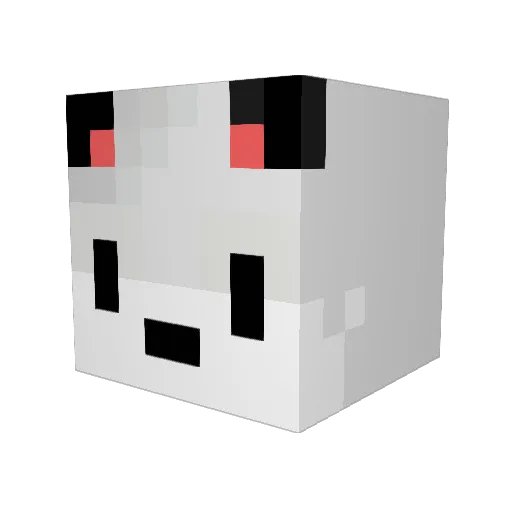 Jormun_Gandr Minecraft avatar head, 3D render