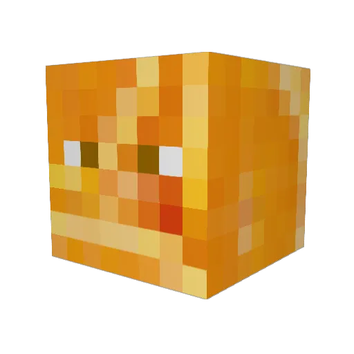 Jormungandrii Minecraft avatar head, 3D render