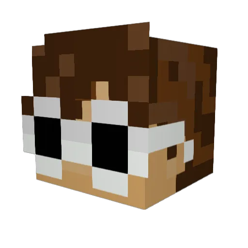 Jormunheim Minecraft avatar head, 3D render