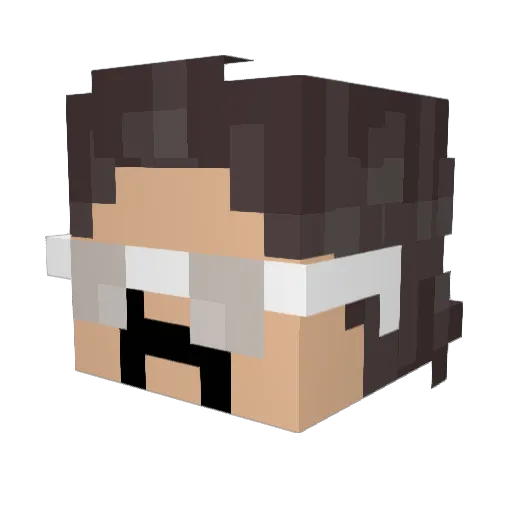 Jorn978 Minecraft avatar head, 3D render