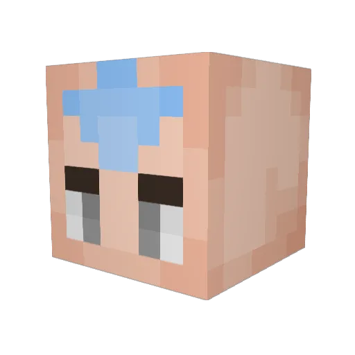 Jorn_73 Minecraft avatar head, 3D render