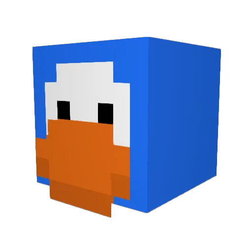 Jorniel Minecraft avatar head, 3D render