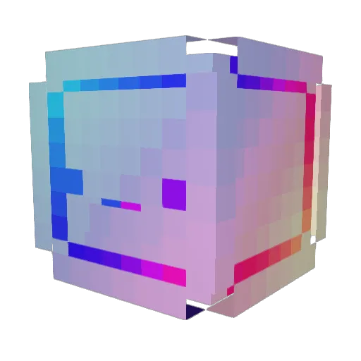 Jorple Minecraft avatar head, 3D render