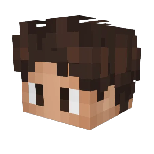 Jorricc_ Minecraft avatar head, 3D render