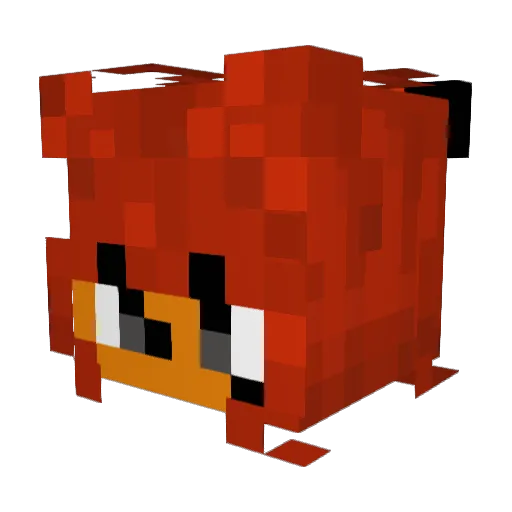 JorunnaParvaSL Minecraft avatar head, 3D render
