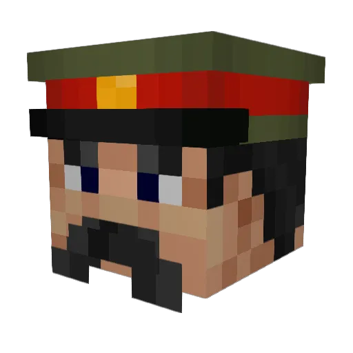 Jos3phStal1nWork Minecraft avatar head, 3D render