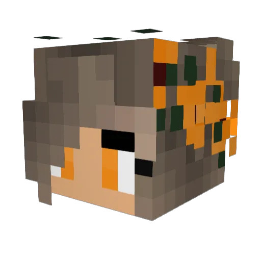 Jos3ph_ Minecraft avatar head, 3D render