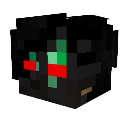 Josbros Minecraft avatar head, 3D render