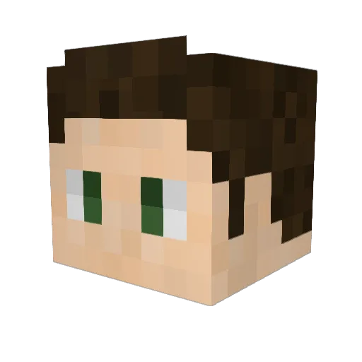 Joscha12 Minecraft avatar head, 3D render