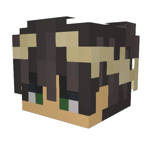 Joschaa_ Minecraft avatar head, 3D render